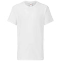 Blanc - Front - Fruit of the Loom - T-shirt ICONIC PREMIUM - Enfant