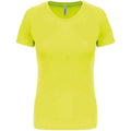 Jaune fluo - Front - Proact - T-shirt - Femme