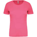 Rose fluo - Front - Proact - T-shirt - Femme