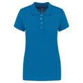 Bleu tropical - Front - Kariban - Polo - Femme