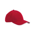 Rouge classique - Blanc - Front - Beechfield - Casquette CLASSIC