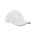 Blanc - Bleu marine - Front - Beechfield - Casquette CLASSIC