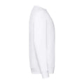 Blanc - Side - Fruit of the Loom - Sweat PREMIUM - Enfant