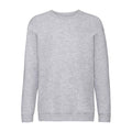 Gris chiné - Front - Fruit of the Loom - Sweat PREMIUM - Enfant