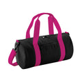 Noir - Fuchsia - Front - Bagbase - Sac de sport