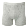 Gris clair chiné - Front - Fruit of the Loom - Boxers CLASSIC - Homme