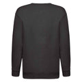 Noir - Back - Fruit of the Loom - Sweat PREMIUM - Enfant