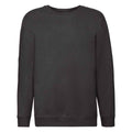 Noir - Front - Fruit of the Loom - Sweat PREMIUM - Enfant