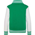 Vert Kelly - Blanc - Back - Awdis - Blouson d´université - Enfant