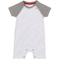 Blanc - Lavande Chiné - Front - Babybugz - Body - Bébé