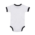 Blanc - Noir - Back - Babybugz - Body RINGER - Bébé