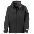 Noir - Front - Result - Veste softshell - Enfant