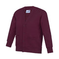 Bordeaux - Front - Awdis - Cardigan ACADEMY - Enfant