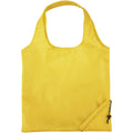 Jaune - Front - Bullet - Sac cabas pliable