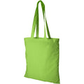 Vert citron - Front - Bullet - Cabas en coton MADRAS - Mixte