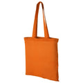 Orange - Front - Bullet Peru - Sac cabas en coton