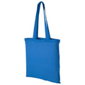 Bleu - Front - Bullet Peru - Sac cabas en coton