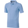 Bleu clair - Front - Elevate - Polo manches courtes Calgary - Homme