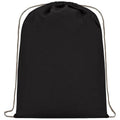 Blanc - Close up - Bullet Oregon - Sac à cordon en coton (Lot de 2)