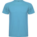 Turquoise vif - Front - Roly - T-shirt MONTECARLO - Enfant