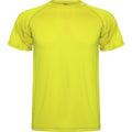 Jaune fluo - Front - Roly - T-shirt MONTECARLO - Enfant