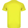 Jaune fluo - Back - Roly - T-shirt MONTECARLO - Enfant