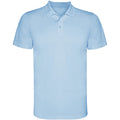 Bleu ciel - Front - Roly - Polo MONZHA - Homme