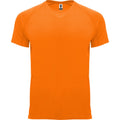 Orange fluo - Front - Roly - T-shirt BAHRAIN - Homme