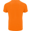 Orange fluo - Back - Roly - T-shirt BAHRAIN - Homme