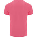 Rose fluo - Back - Roly - T-shirt BAHRAIN - Homme