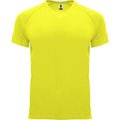 Jaune fluo - Front - Roly - T-shirt BAHRAIN - Homme