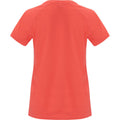 Corail fluo - Back - Roly - T-shirt BAHRAIN - Femme