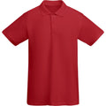 Rouge - Front - Roly - Polo PRINCE - Homme