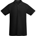 Noir uni - Front - Roly - Polo PRINCE - Homme