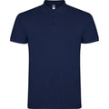 Bleu marine - Front - Roly - Polo STAR - Homme