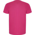 Rose fluo - Back - Roly - T-shirt IMOLA - Enfant