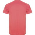 Corail fluo - Back - Roly - T-shirt MONTECARLO - Homme