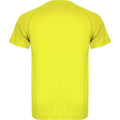 Jaune fluo - Back - Roly - T-shirt MONTECARLO - Homme