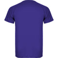 Mauve - Back - Roly - T-shirt MONTECARLO - Homme