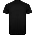 Noir uni - Back - Roly - T-shirt MONTECARLO - Homme