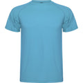 Turquoise vif - Front - Roly - T-shirt MONTECARLO - Homme