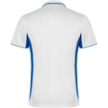 Blanc - Bleu roi - Back - Roly - Polo MONTMELO - Adulte