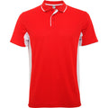 Rouge - Blanc - Front - Roly - Polo MONTMELO - Adulte