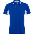 Bleu roi - Blanc - Front - Roly - Polo MONTMELO - Adulte