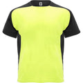 Jaune fluo - Noir uni - Front - Roly - T-shirt BUGATTI - Adulte