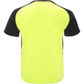 Jaune fluo - Noir uni - Back - Roly - T-shirt BUGATTI - Adulte