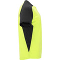 Jaune fluo - Noir uni - Lifestyle - Roly - T-shirt BUGATTI - Adulte