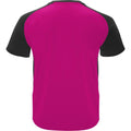 Fuchsia - Noir uni - Back - Roly - T-shirt BUGATTI - Adulte