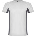 Blanc - Anthracite - Front - Roly - T-shirt SHANGHAI - Homme