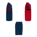 Rouge - Bleu marine - Side - Roly - Set de sport JUVE - Adulte